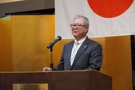 日立商工会議所山縣会頭による乾杯のご挨拶