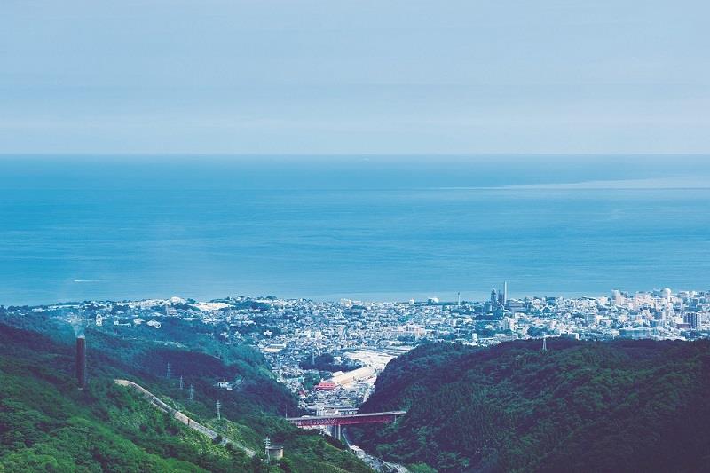 写真：神峰山頂からの風景