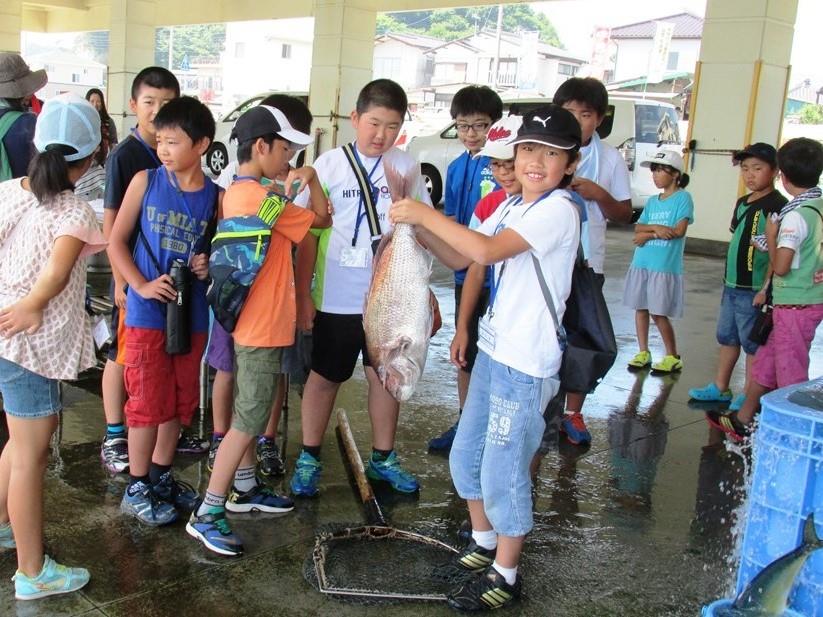 写真：職業探検少年団