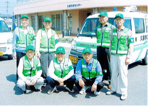 写真：久慈学区自警団