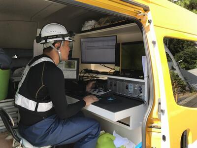 写真：調査状況