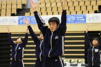 写真：助川中学校吹奏楽部武羅卍(ブラバン)