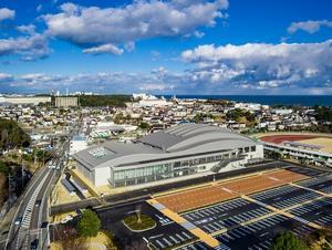 写真：日立市池の川さくらアリーナ外観