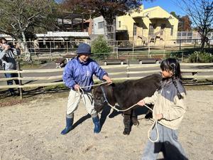 写真：広場内引馬中