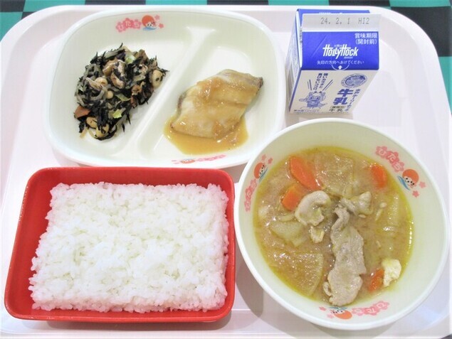 1月22日給食の写真