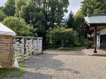 神峰神社裏手の写真