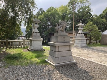 神峰神社境内の写真