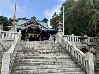 神峰神社参道の写真