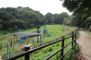 東滑川緑地公園上からの写真