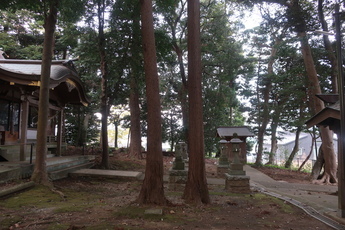 神社境内の写真