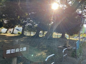 公園入口の写真