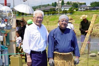 鵜匠と小川市長