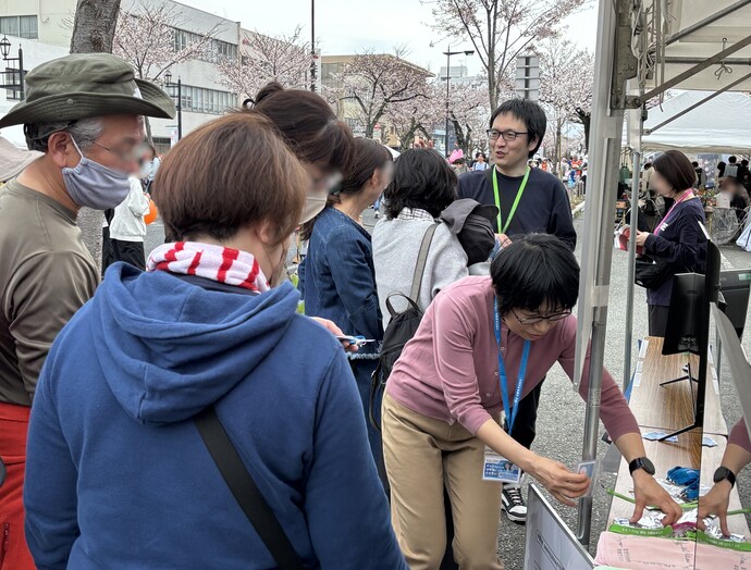 「第61回日立さくらまつり」にて、共創プロジェクトがブースを出展