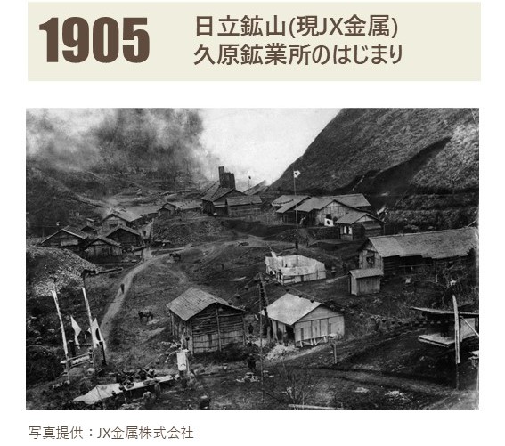 1905 日立鉱山 現JX金属 久原鉱業所のはじまり