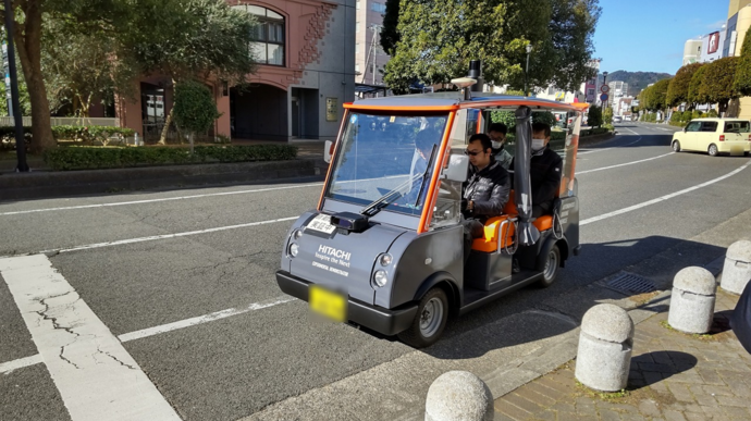 カート型モビリティの様子