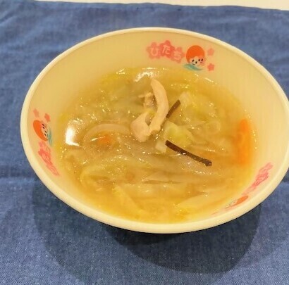 写真:とり塩うどんの汁