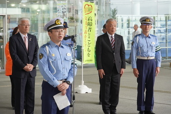 日立警察署の木村署長挨拶