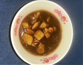 写真:チキンカレーのルー