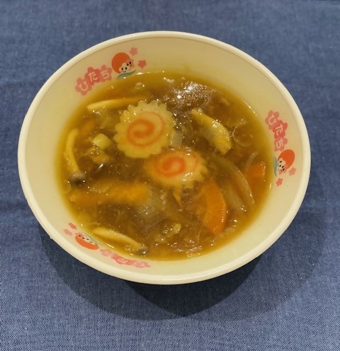 写真：カレーうどん（ソフトめん）