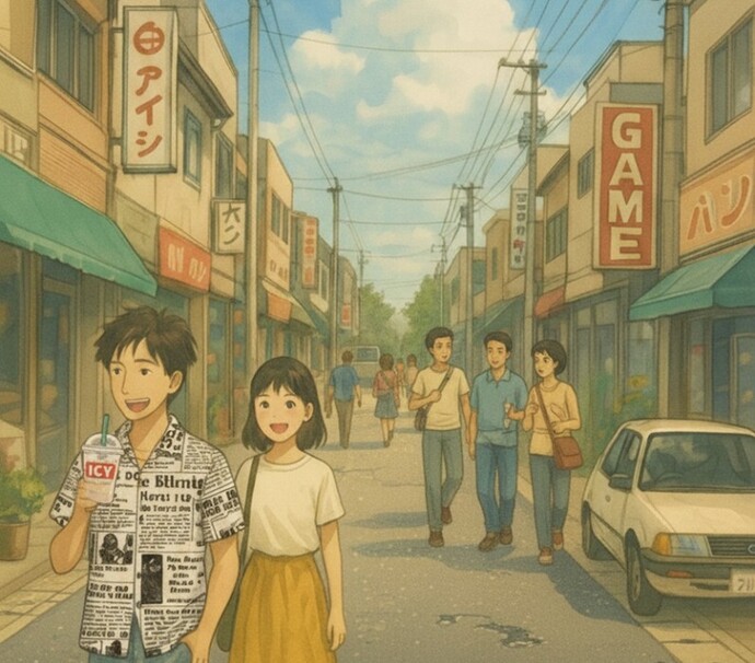 1985年 日立の暑い夏をイメージした画像