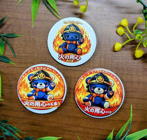 缶バッジの写真