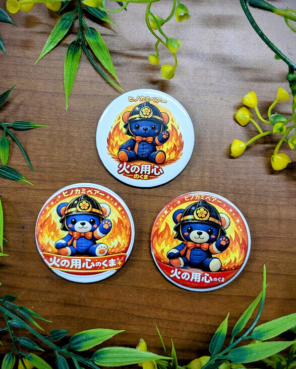 缶バッジの写真