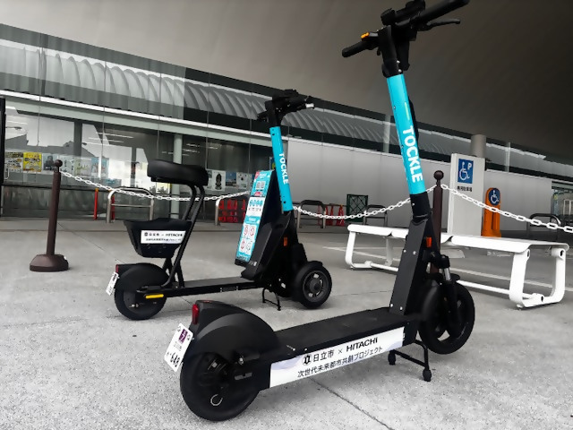 電動キックボードのシェアリング実証実験を実施します！
