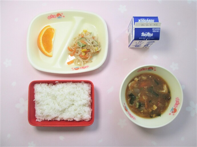 写真：1月22日(木曜日)の献立