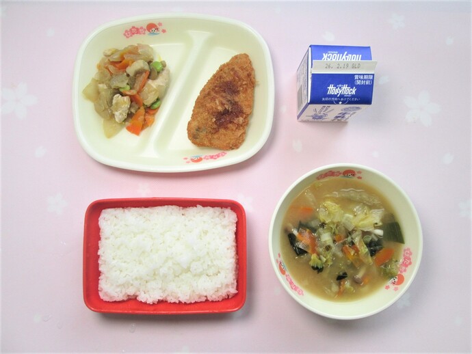 写真：2月6日(金曜日)の献立