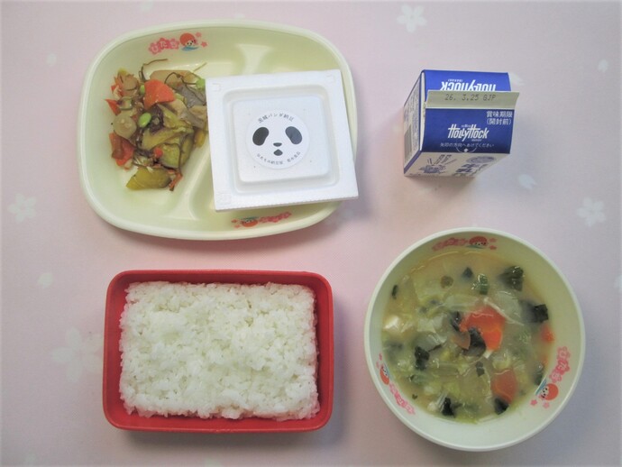 写真：3月12日(木曜日)の献立