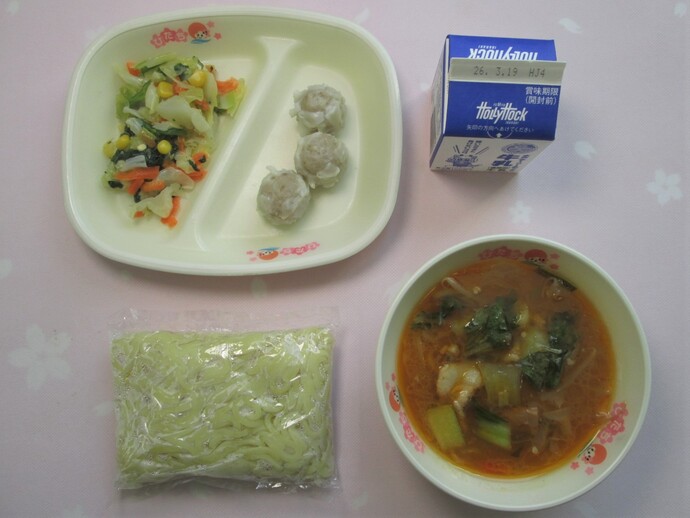 写真：3月6日(金曜日)の献立