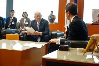 知事への要望の様子