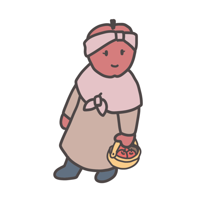 りんごかあさんの絵