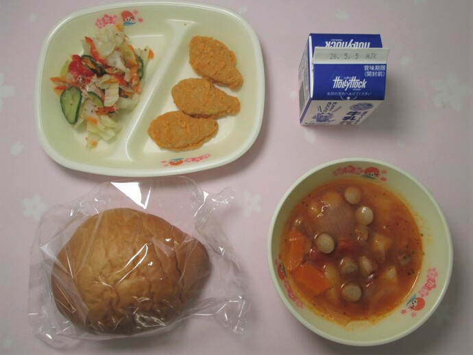 写真：4月22日(水曜日)の献立