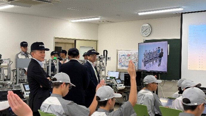 授業の見学の様子